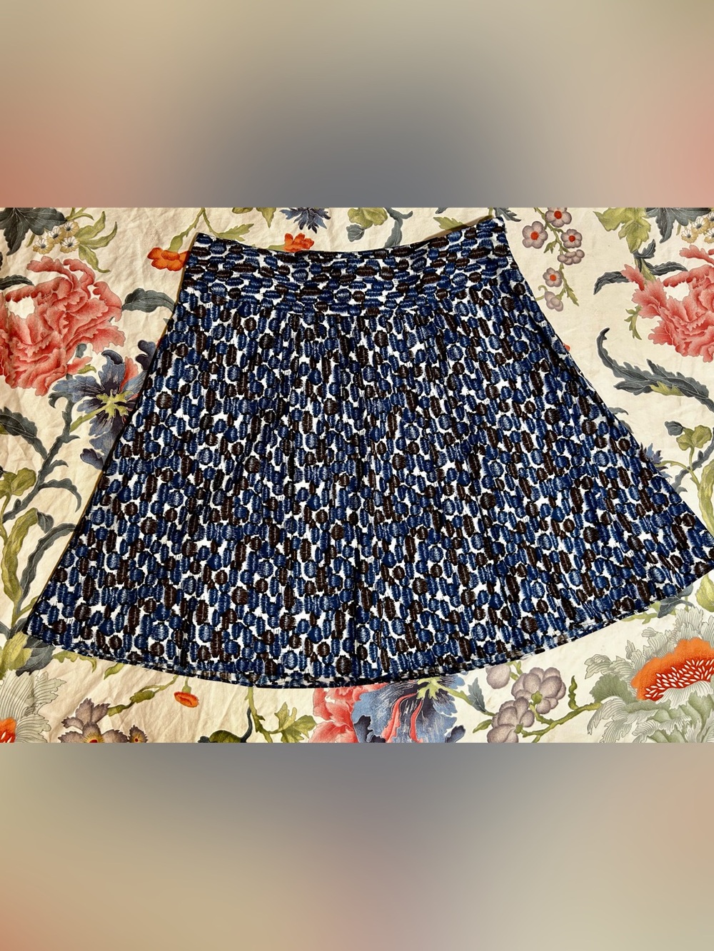 Mossimo Cotton Abstract Print Swing Skirt
